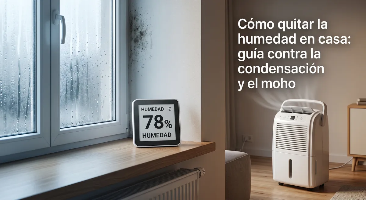 Cómo quitar la humedad en casa: guía contra la condensación y el moho