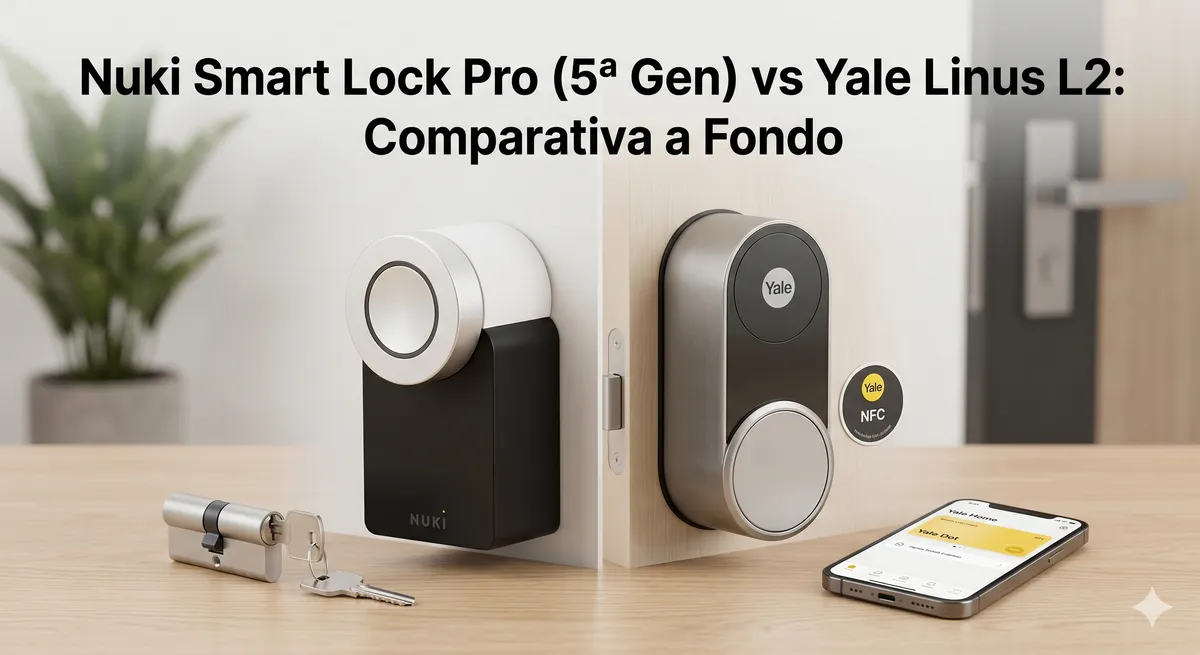 Nuki Smart Lock Pro (5ª Gen) vs Yale Linus L2: Comparativa a Fondo