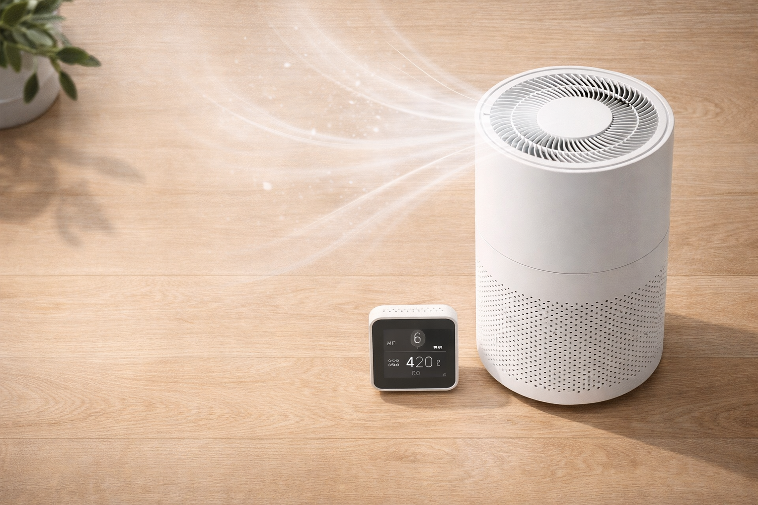 Purificadores de aire y sensores de calidad: qué hace cada uno y cuándo necesitas los dos